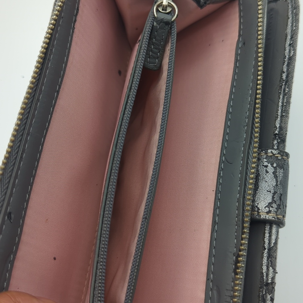 Coach Silver Long Wallet - Picture 7 of 8